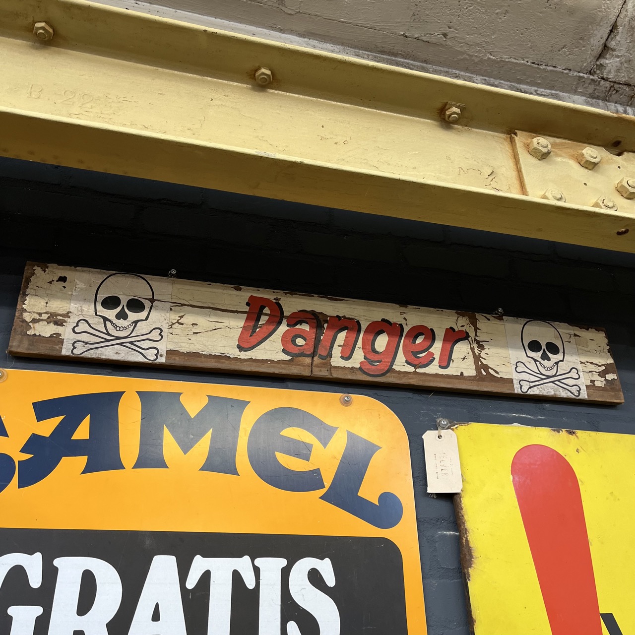 Signboard "DANGER"
