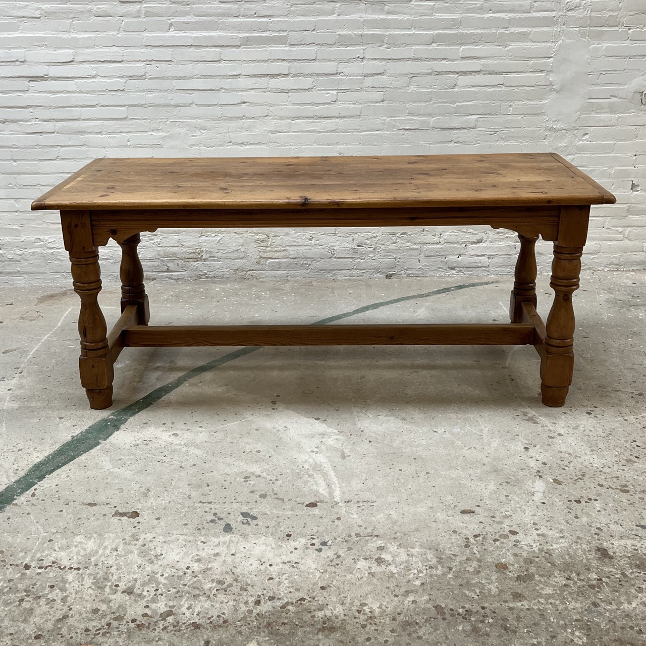 Antique Farmhouse Dining Table Pine