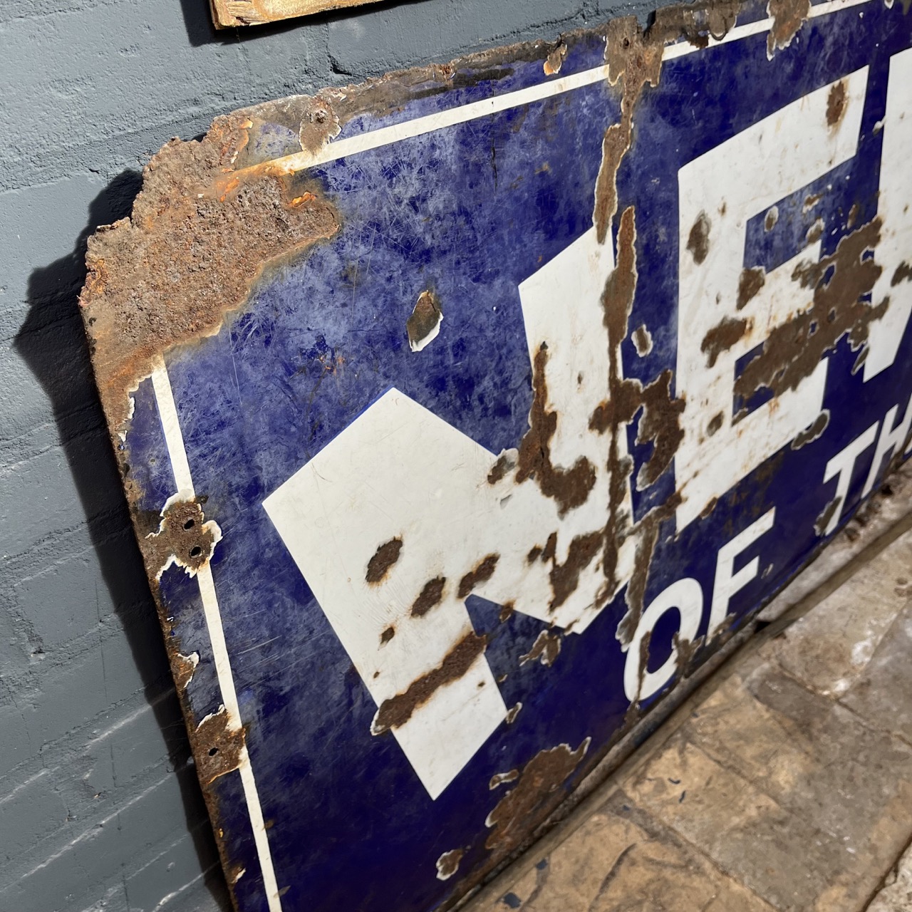 Enamel "NEWS OF THE"