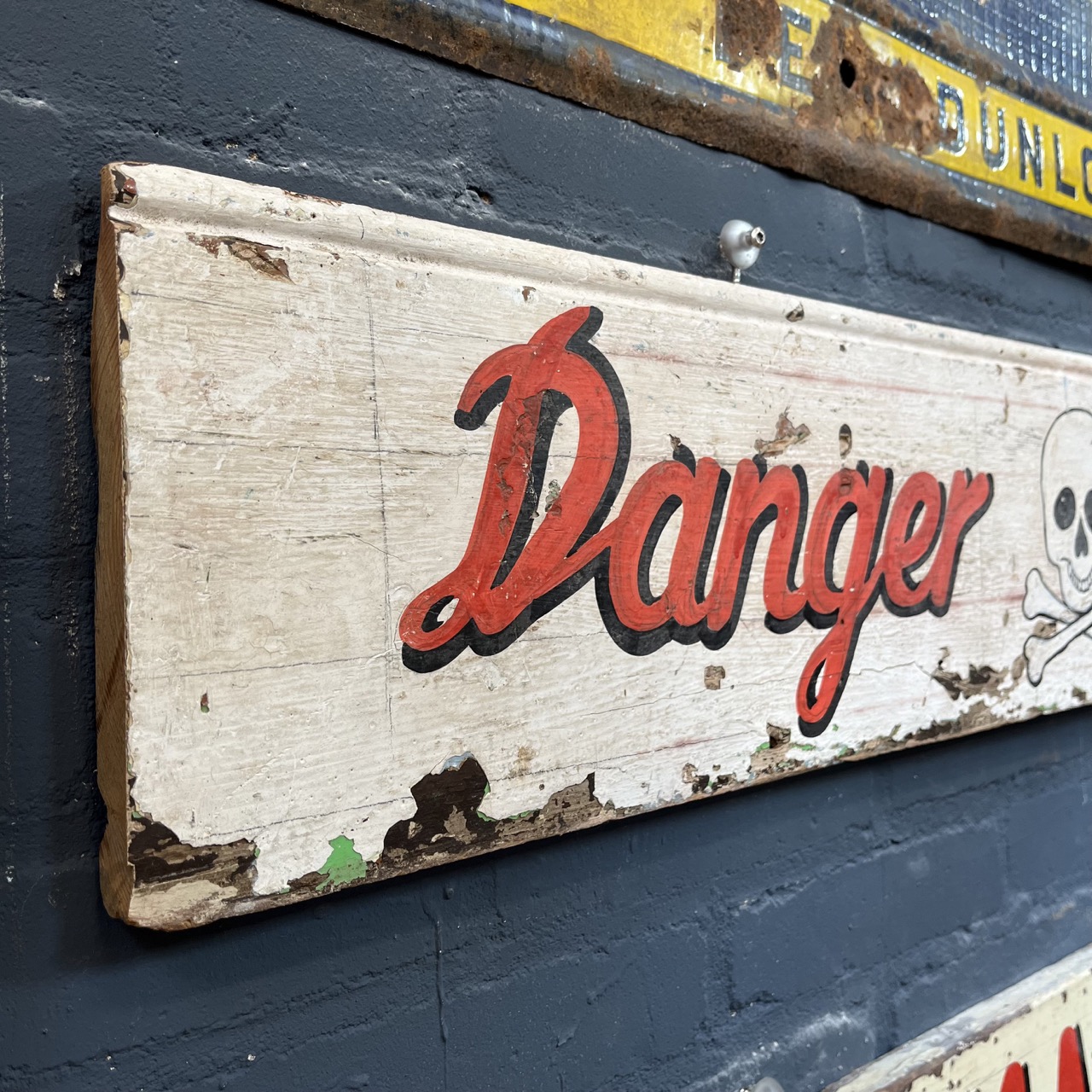 Signboard "DANGER - DANGER"