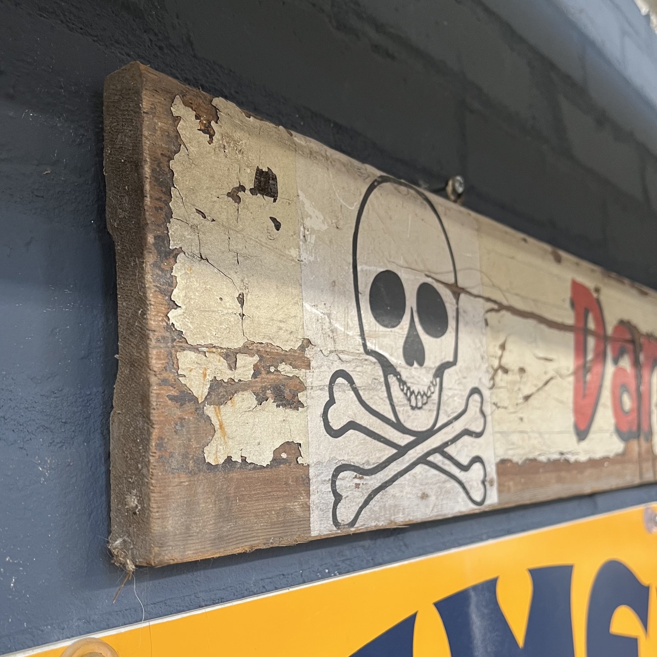Signboard "DANGER"