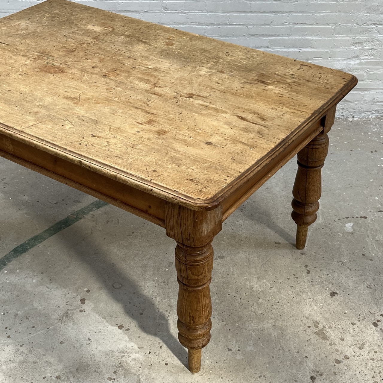 Antique Dining Table Pine