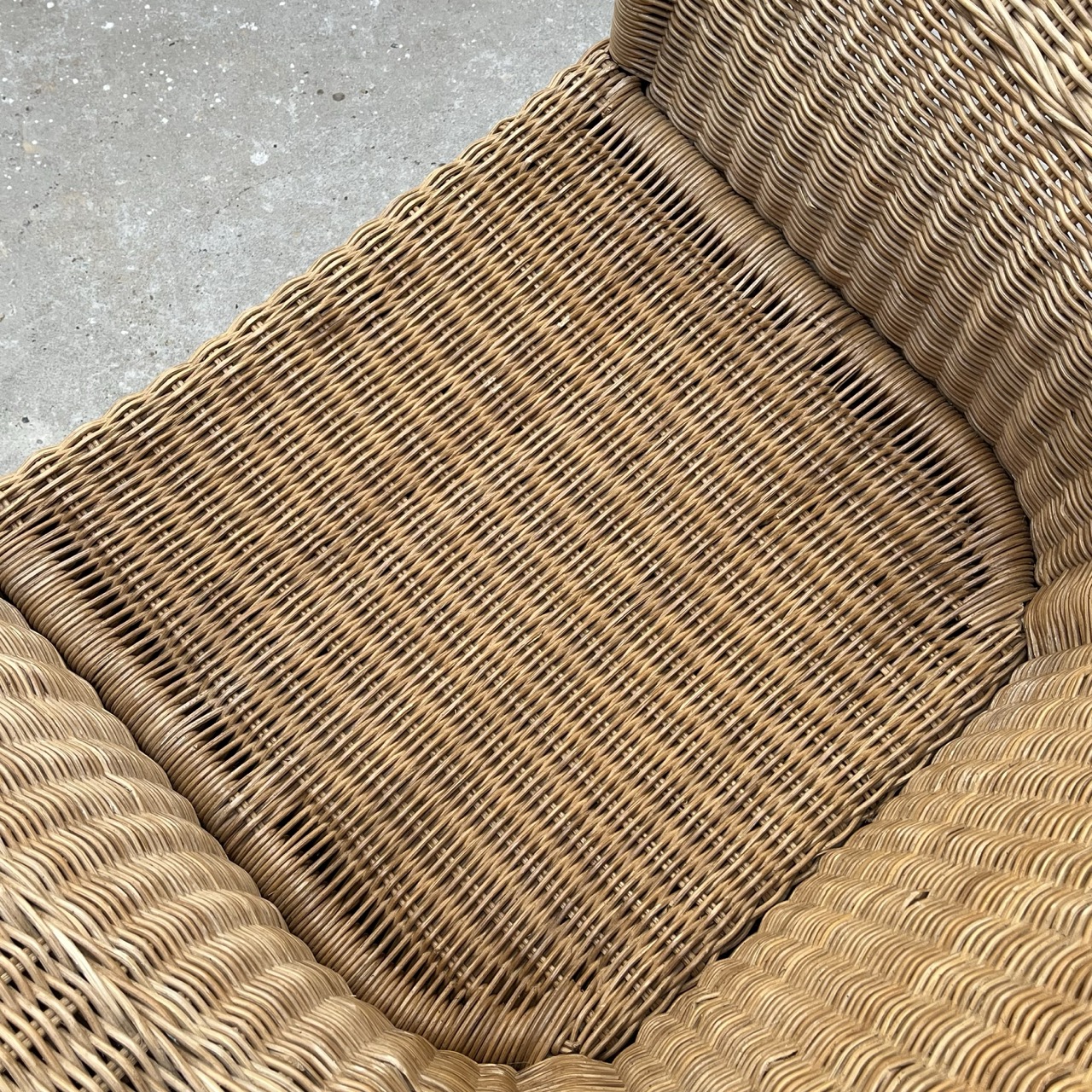 Vintage Lounge Chair Wicker