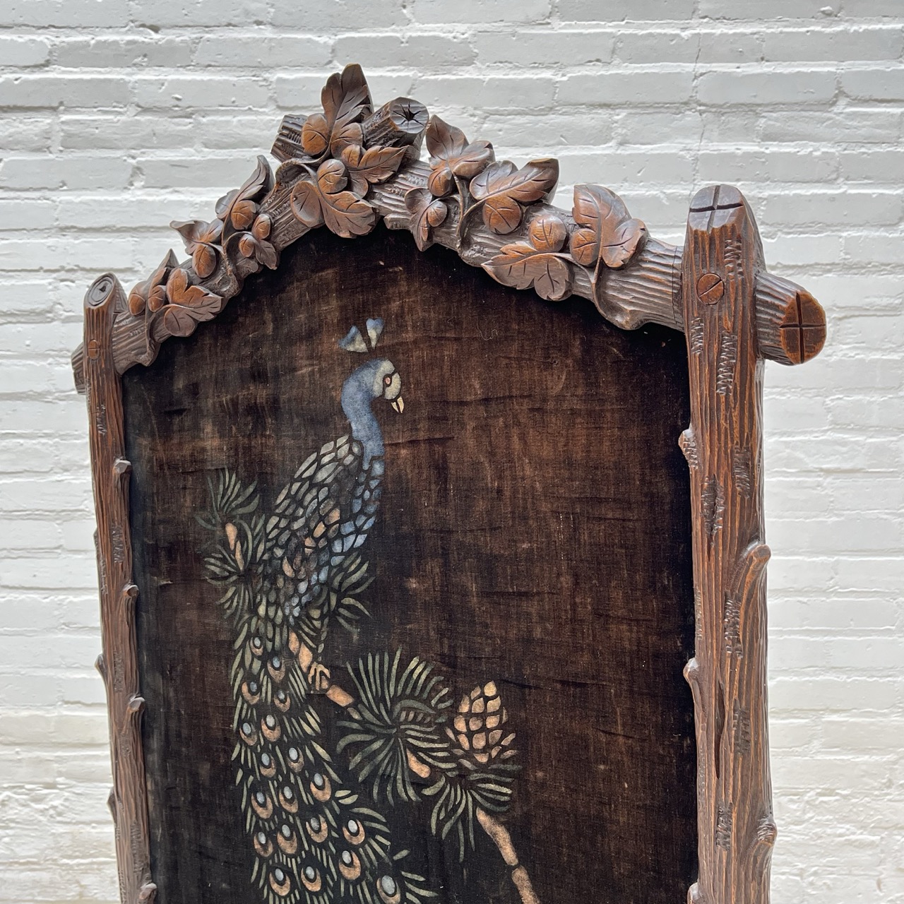 Antique Fireplace Screen