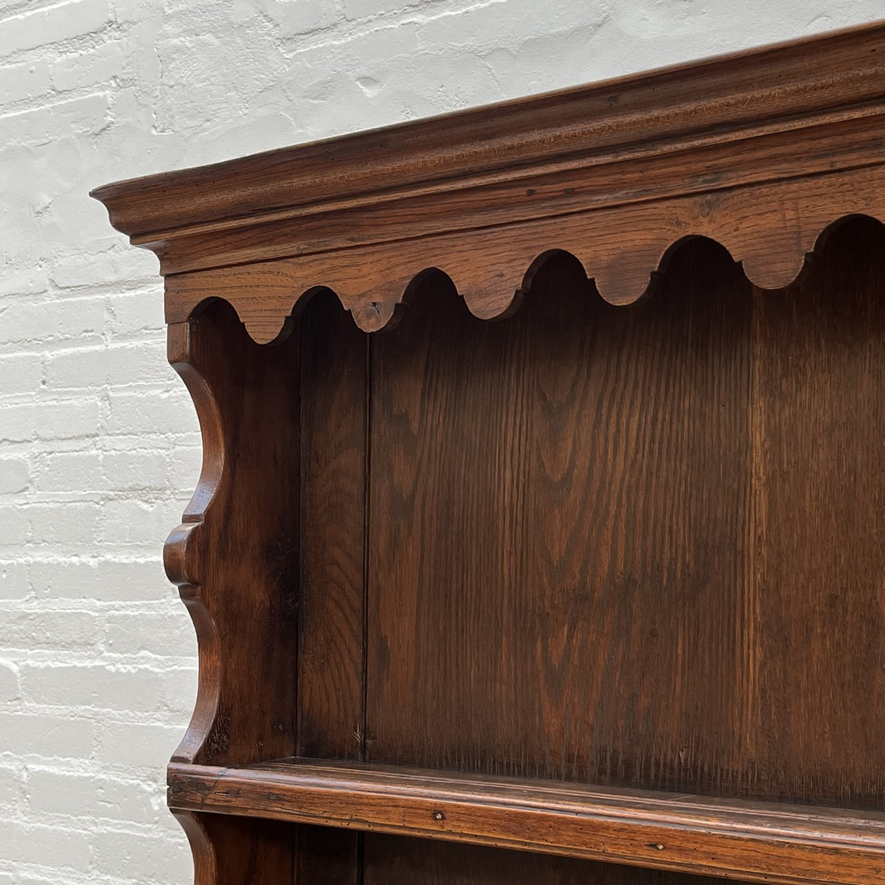 Antique Oak Tin Cabinet