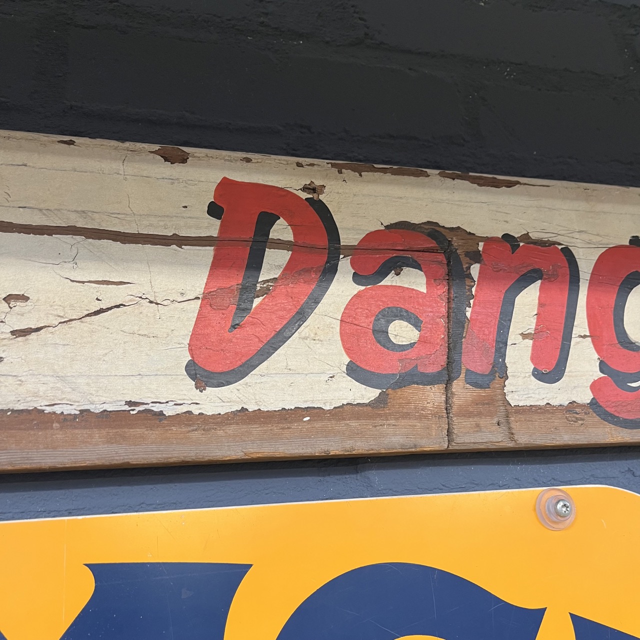 Signboard "DANGER"