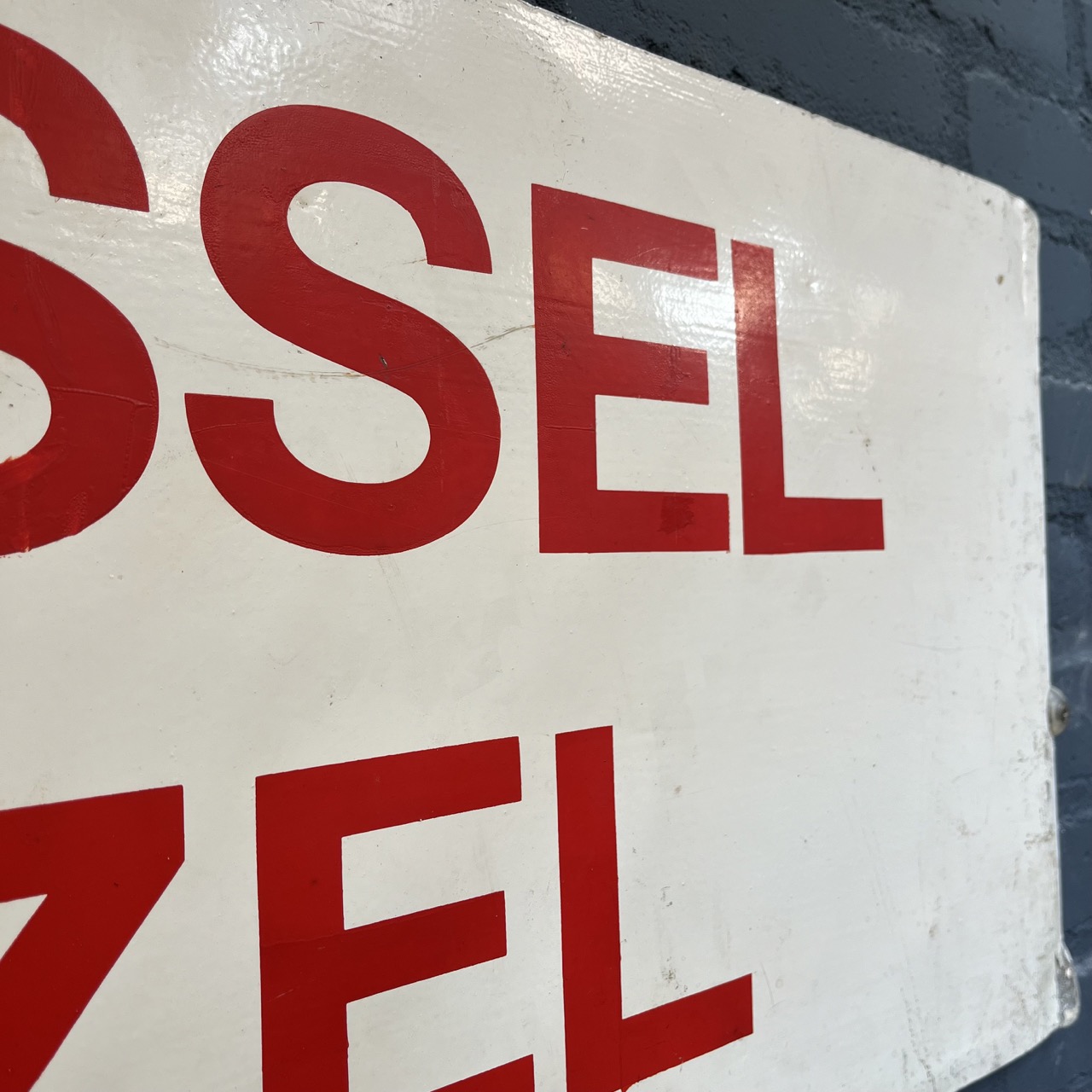 Signboard "BRUSSEL BAZEL" 