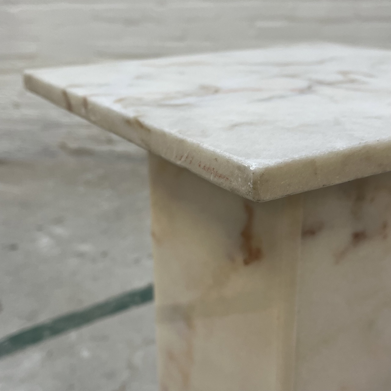 Vintage Pedestal Marble