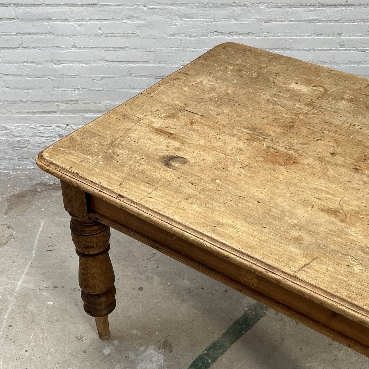 Antique Dining Table Pine
