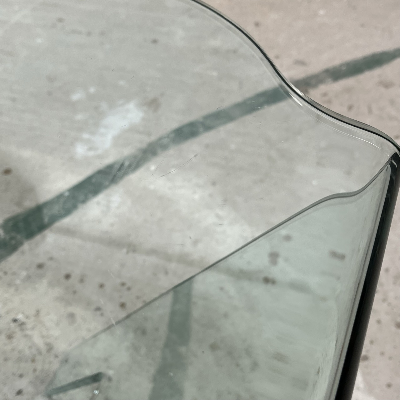 Contemporary Side Table Glass