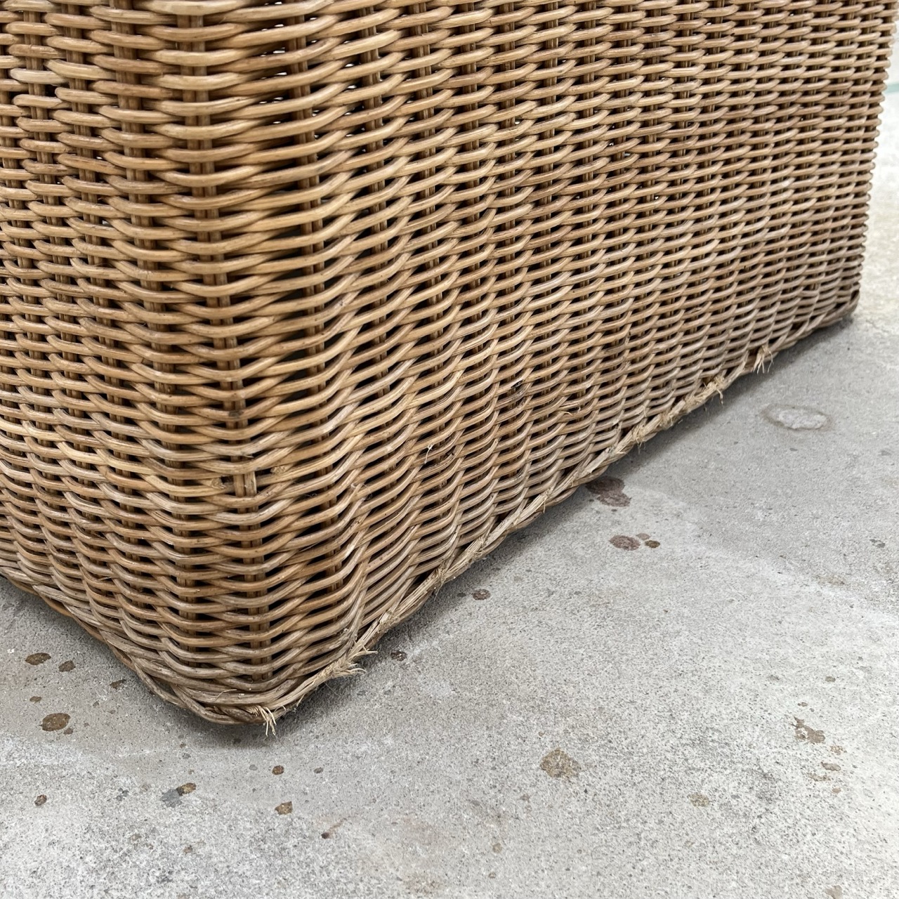 Vintage Lounge Chair Wicker