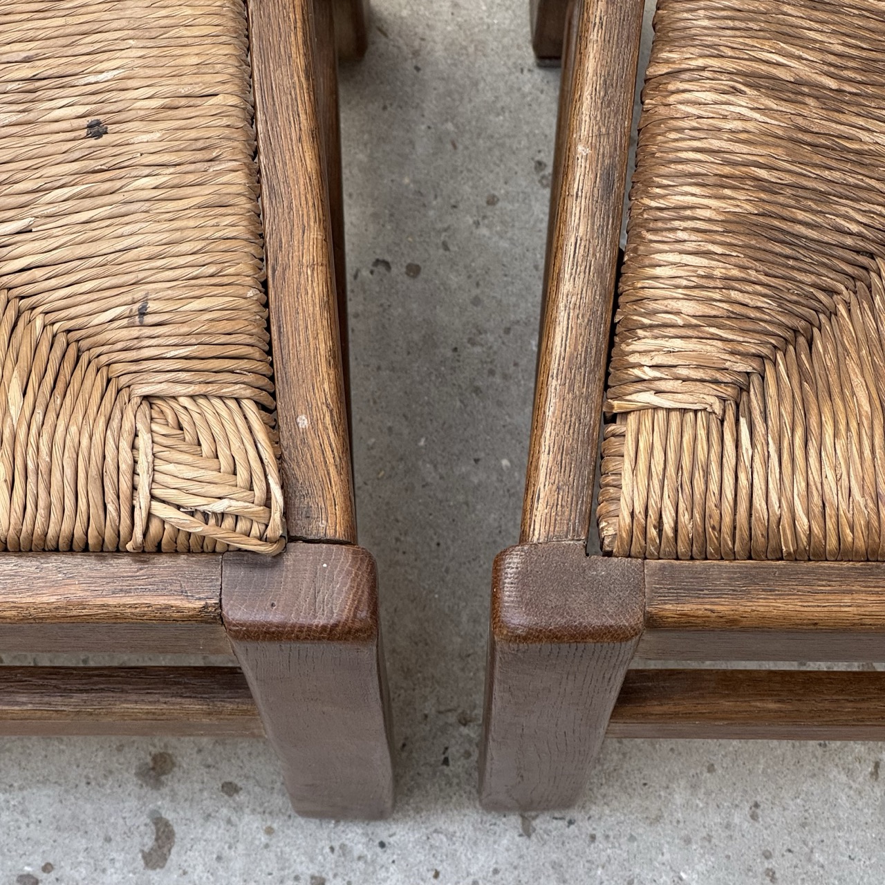 Vintage Dining Chairs Rustic