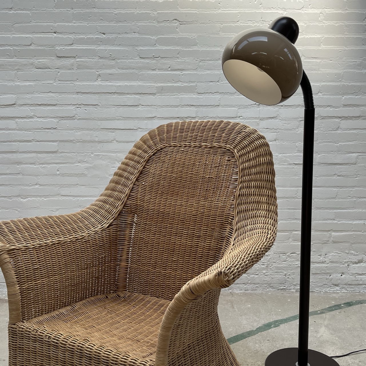 Vintage Lounge Chair Wicker