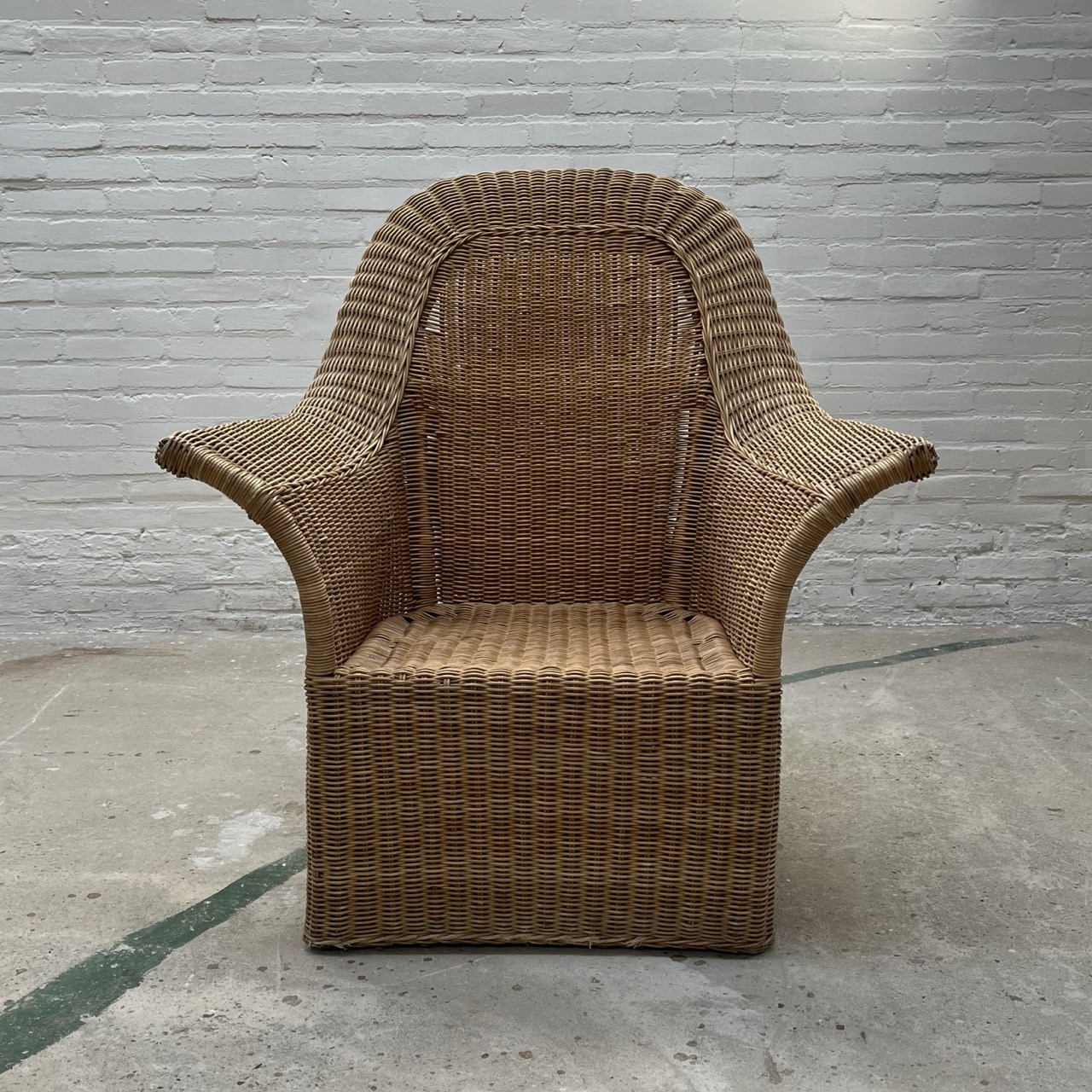 Vintage Lounge Chair Wicker
