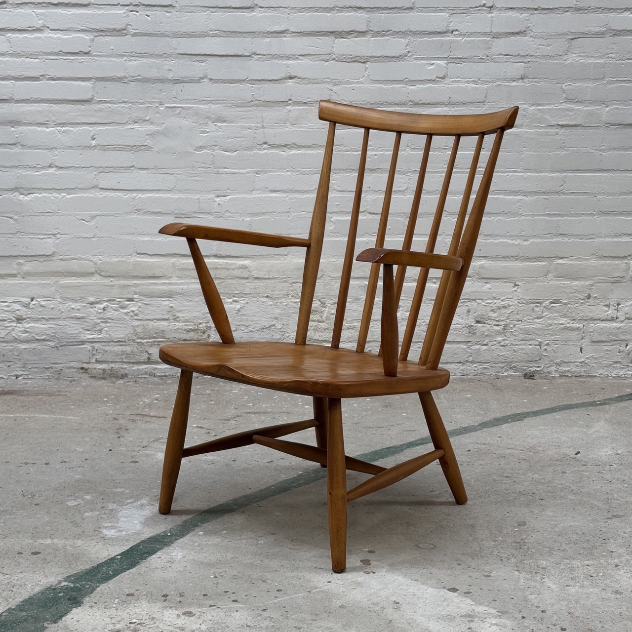 Vintage Easy Chair Spindle 