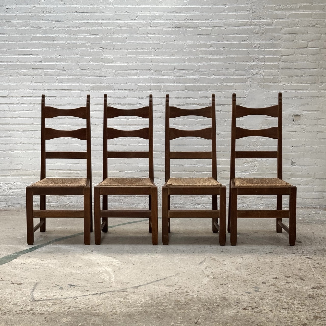Vintage Dining Chairs Rustic