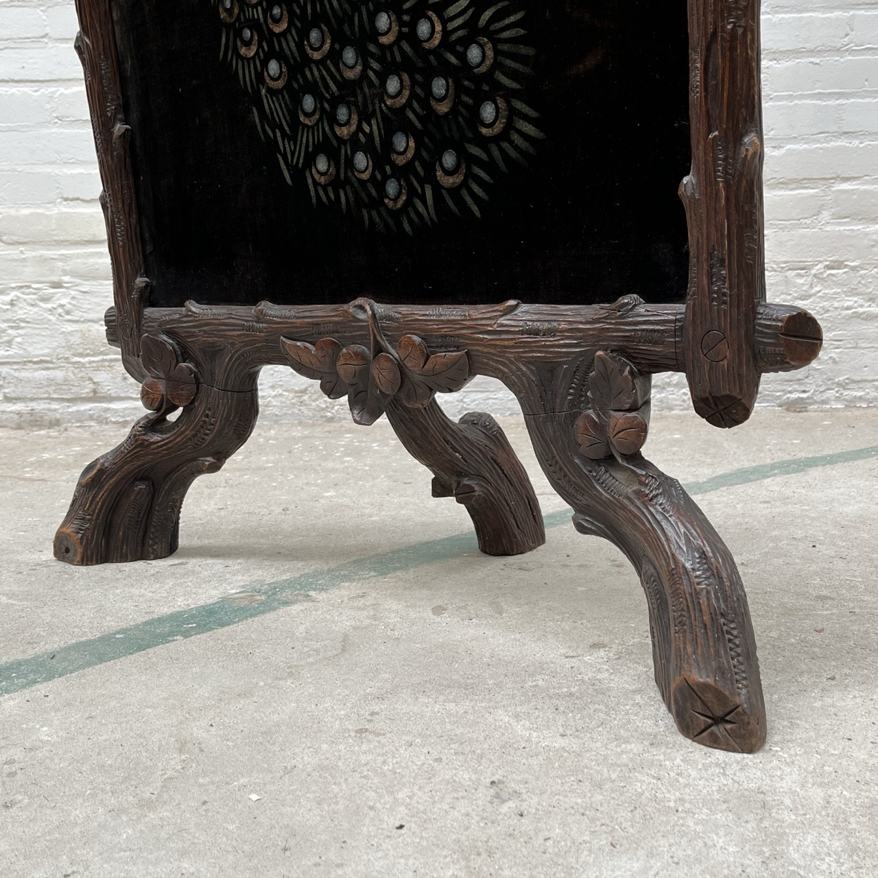 Antique Fireplace Screen