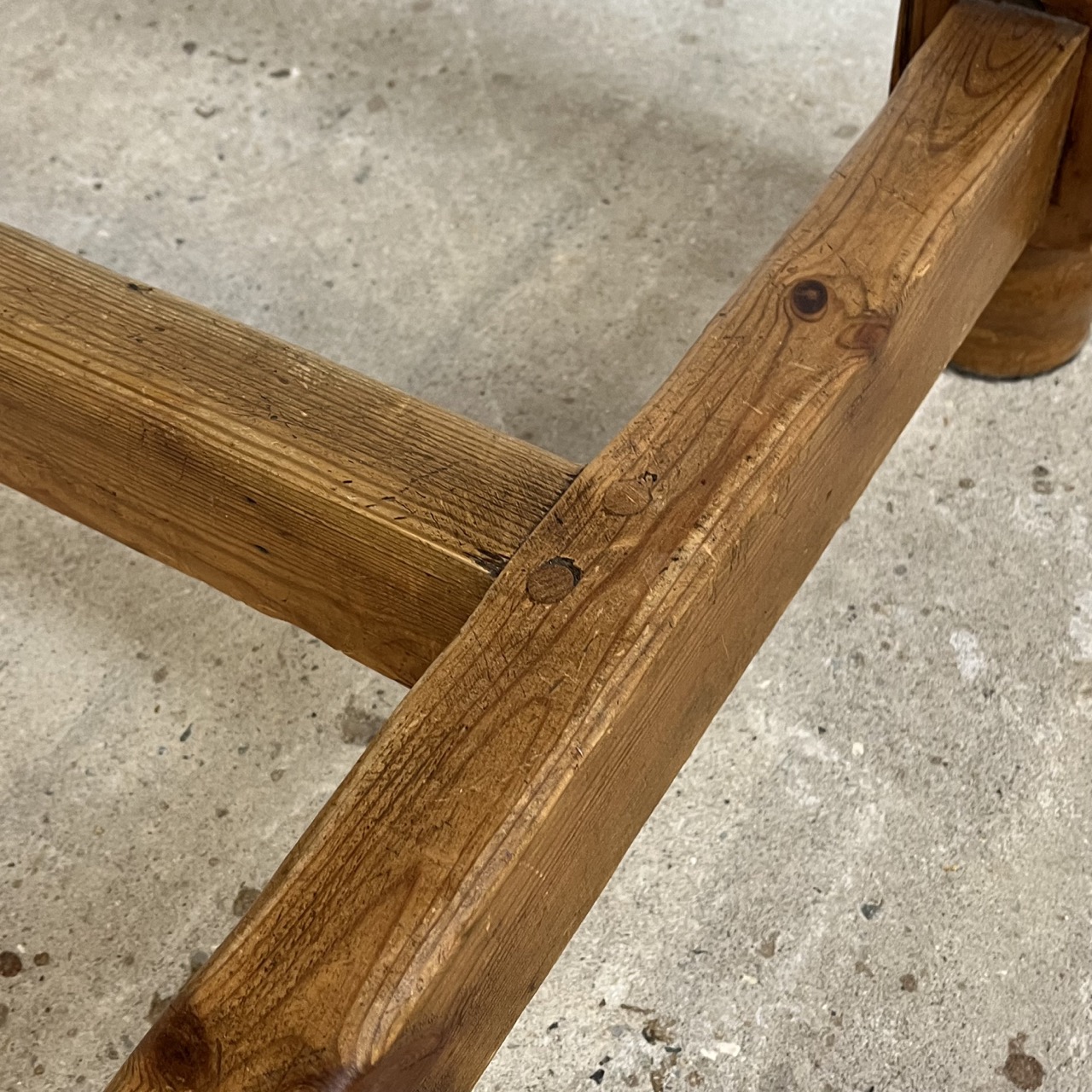 Antique Farmhouse Dining Table Pine