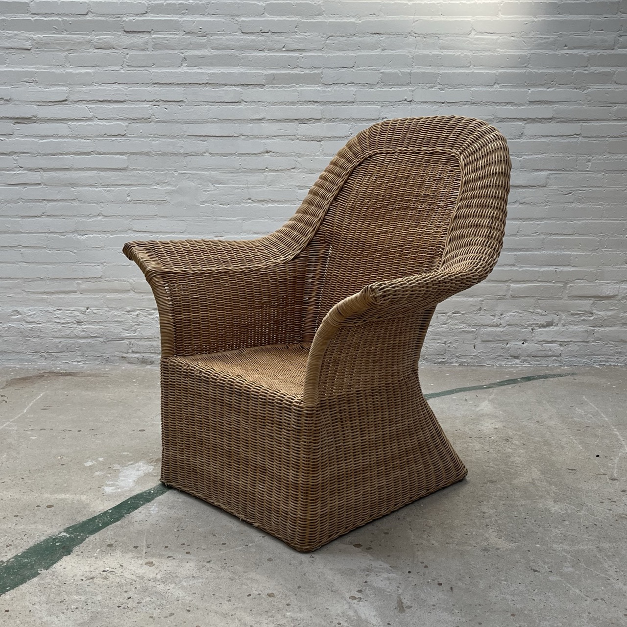 Vintage Lounge Chair Wicker
