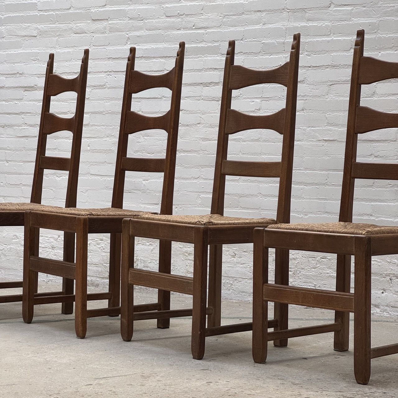 Vintage Dining Chairs Rustic