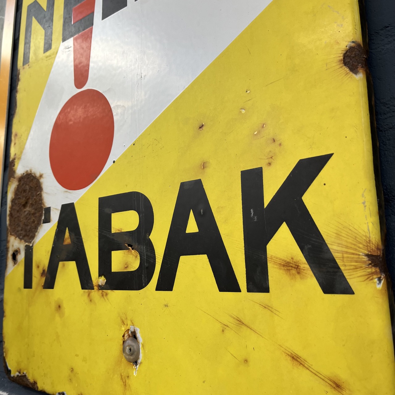 Enamel "VAN NELLE'S TABAK"