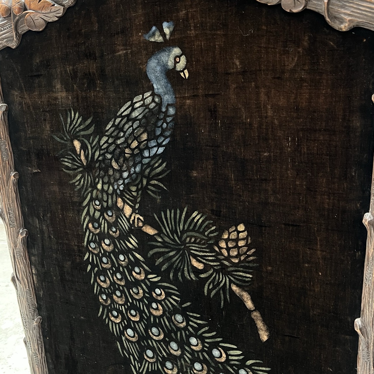 Antique Fireplace Screen