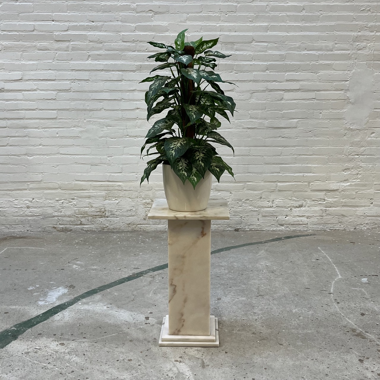 Vintage Pedestal Marble