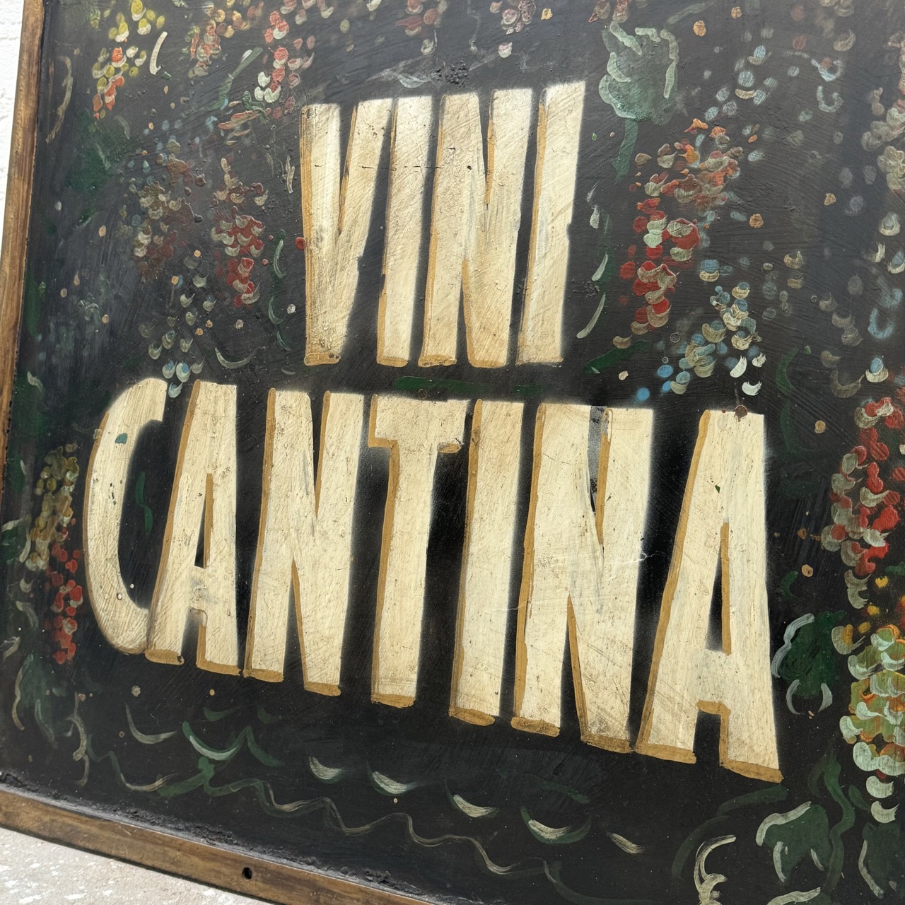 Sign "Vini Cantina"
