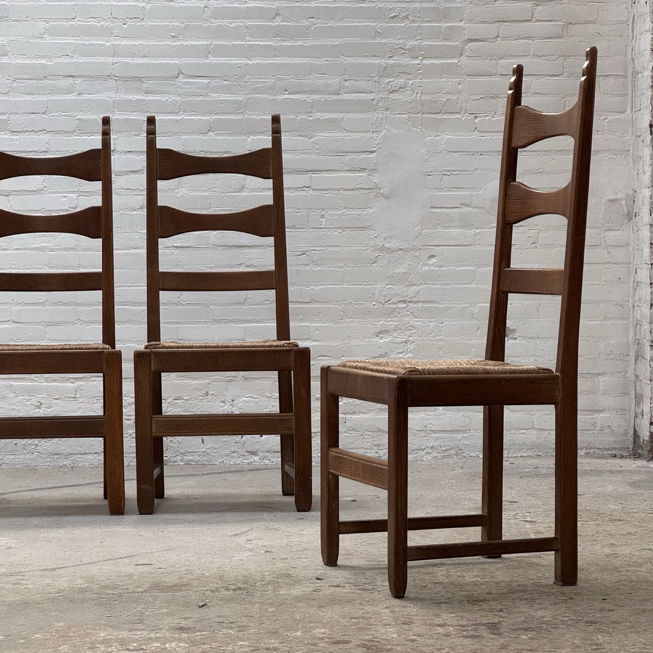 Vintage Dining Chairs Rustic