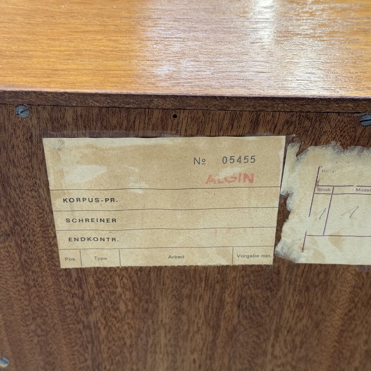 Vintage Display Sideboard