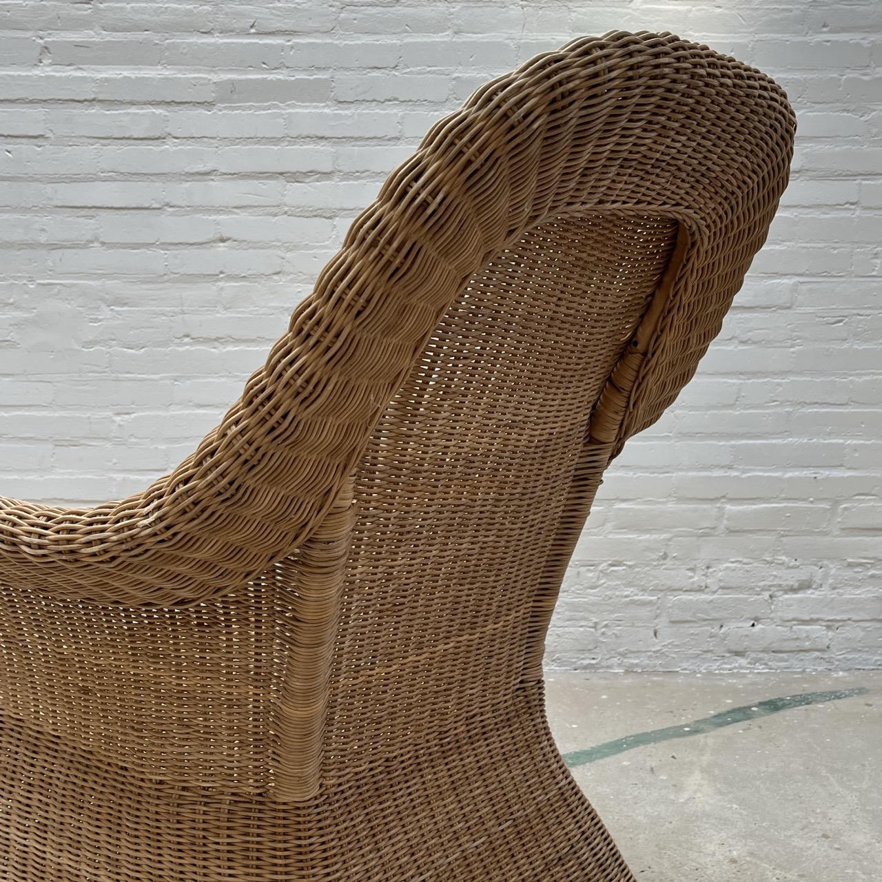 Vintage Lounge Chair Wicker