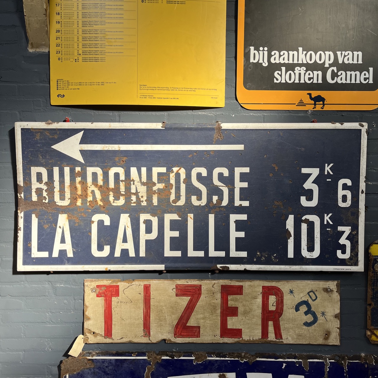 Enamel "BUIRONFOSSE LA CAPELLE"