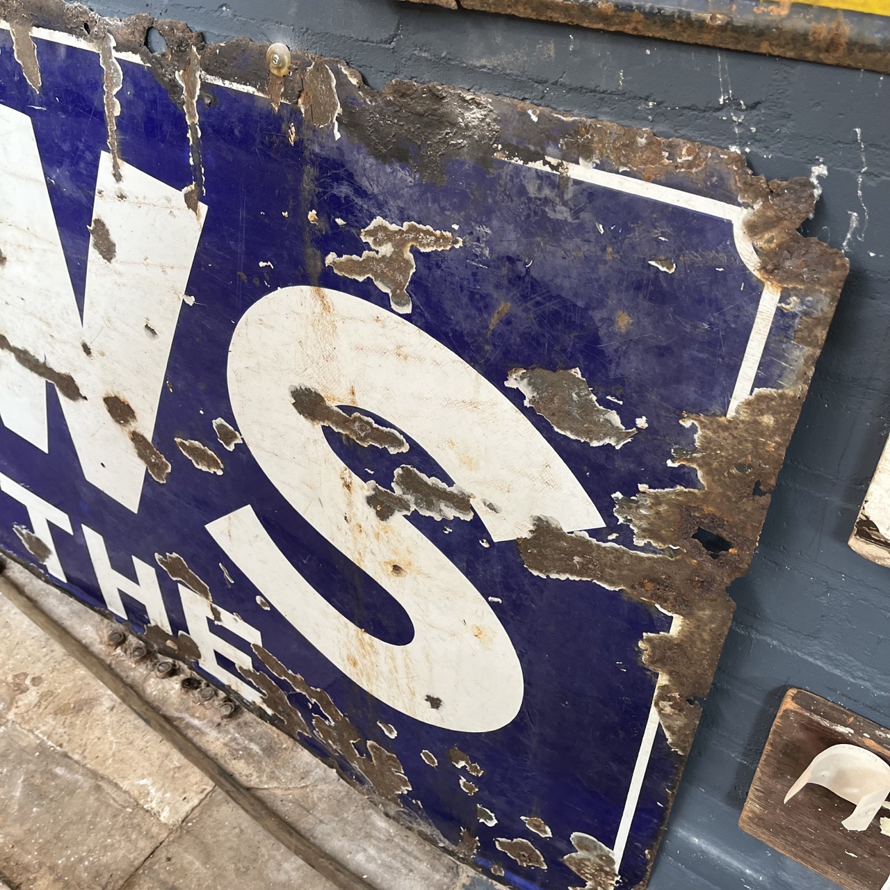 Enamel "NEWS OF THE"