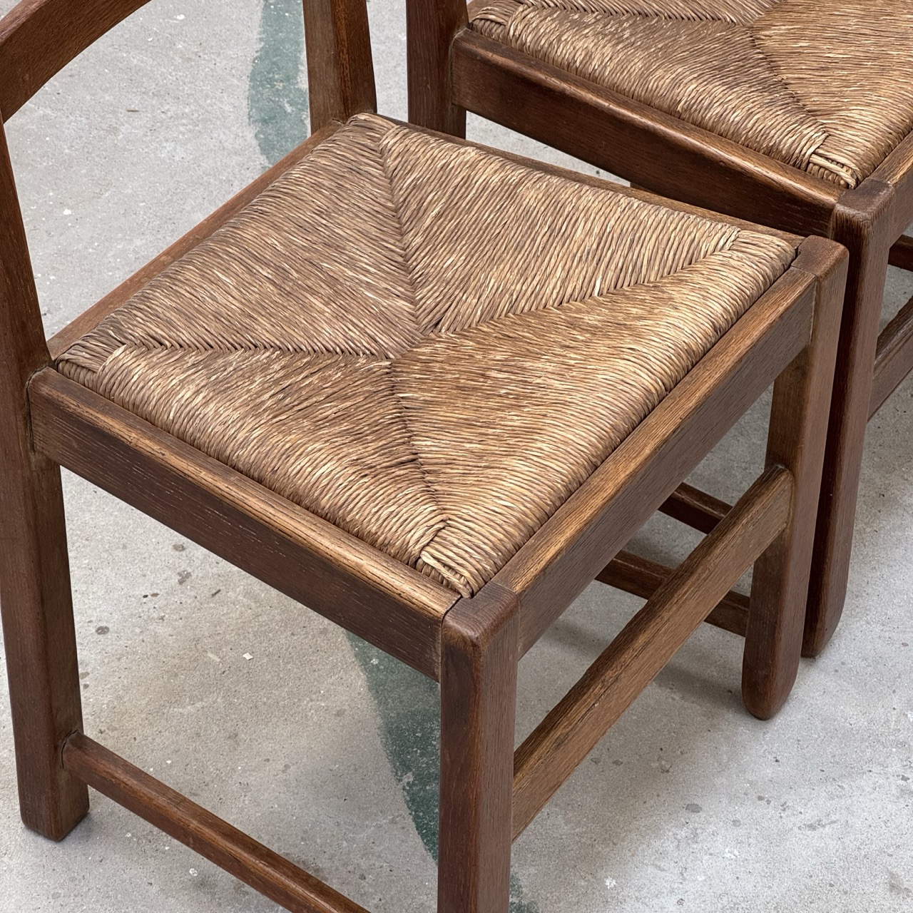 Vintage Dining Chairs Rustic