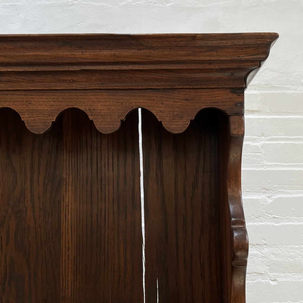 Antique Oak Tin Cabinet