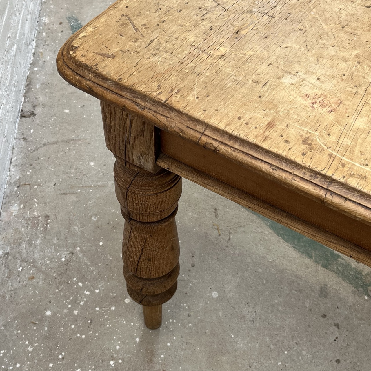 Antique Dining Table Pine
