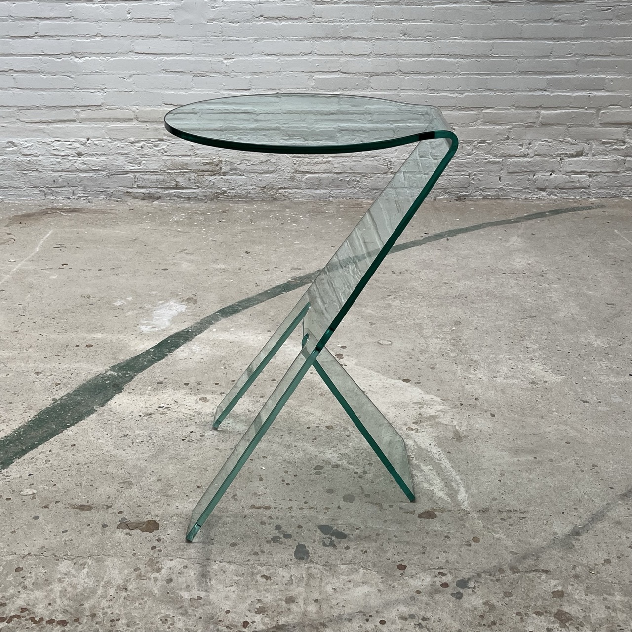 Contemporary Side Table Glass