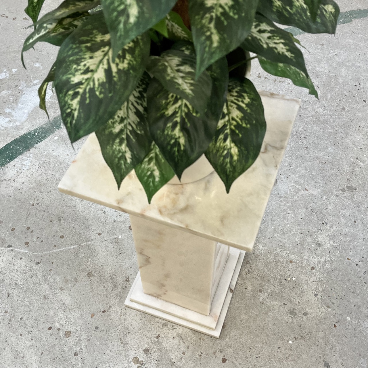 Vintage Pedestal Marble