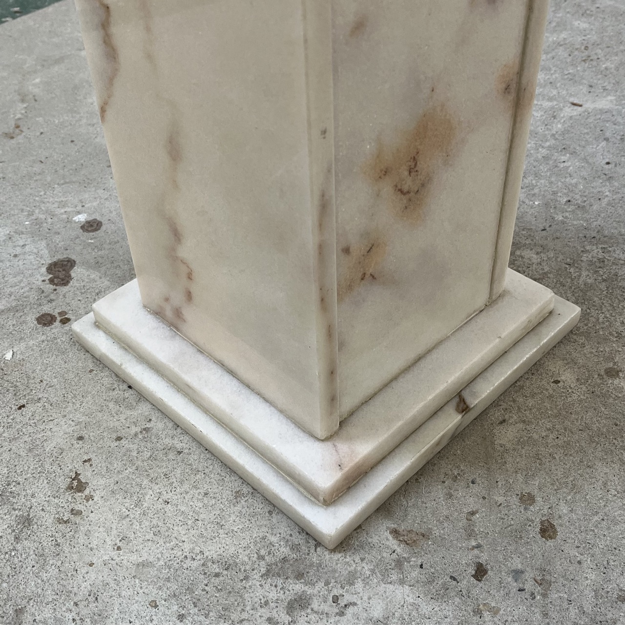 Vintage Pedestal Marble