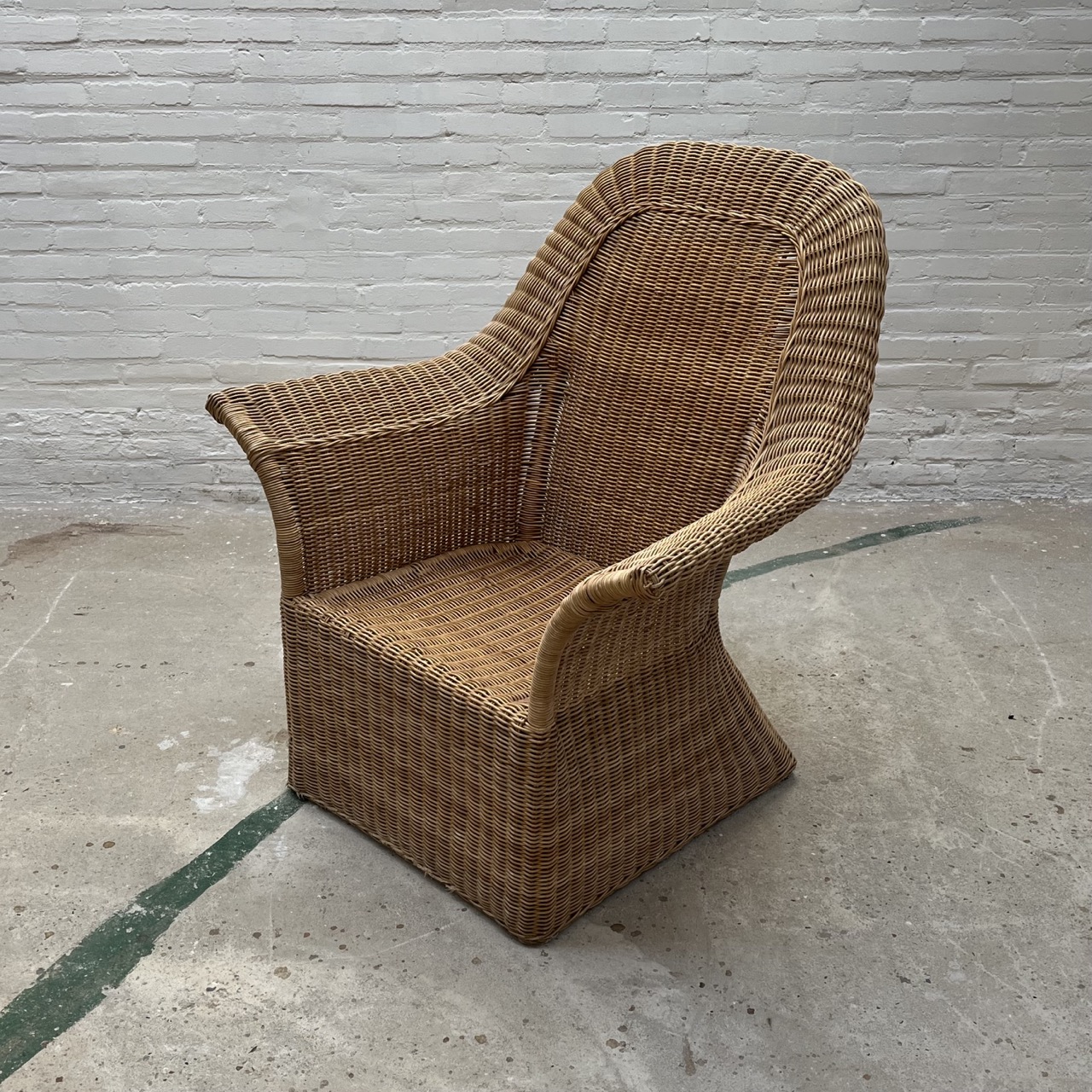 Vintage Lounge Chair Wicker