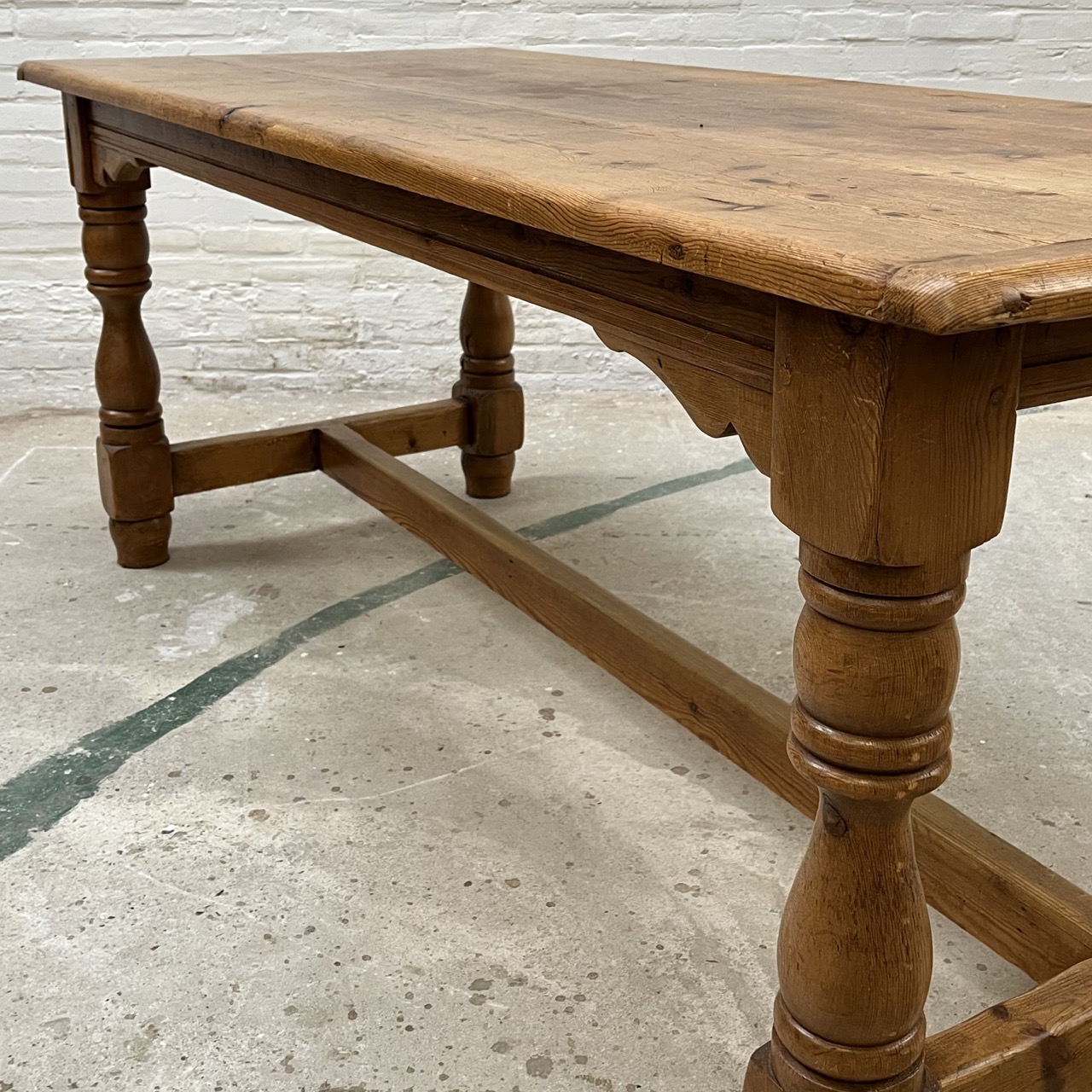 Antique Farmhouse Dining Table Pine
